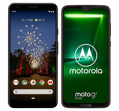 Smartphonevergleich: Google pixel 3a xl oder Motorola moto g7 plus