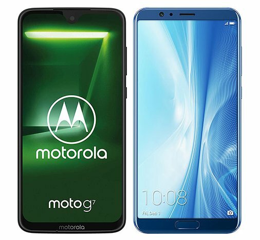 Smartphonevergleich: Motorola moto g7 oder Honor view 10