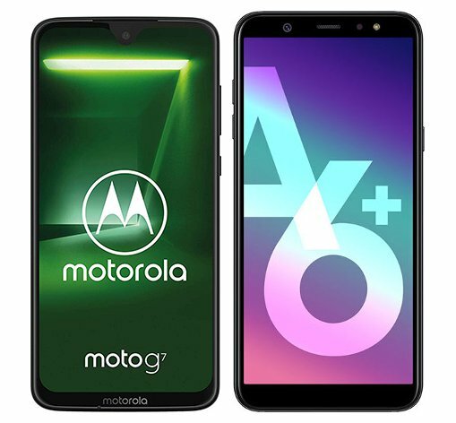 Smartphonevergleich: Motorola moto g7 oder Samsung galaxy a6 plus