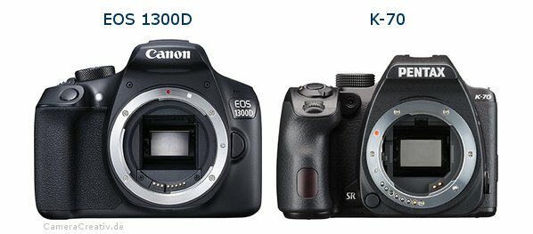 Canon eos 1300d vs Pentax k 70