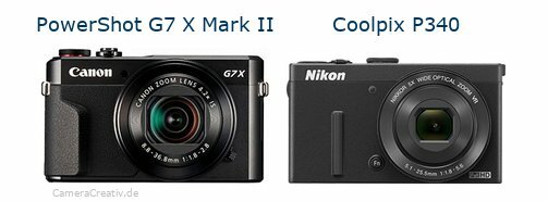 Canon powershot g7 x mark ii vs Nikon coolpix p340