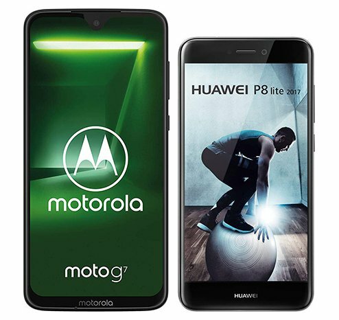 Smartphonevergleich: Motorola moto g7 oder Huawei p8 lite