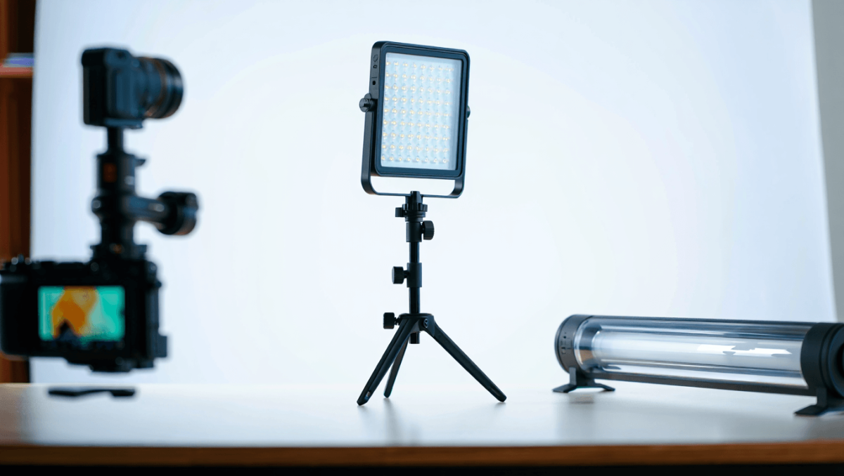 Welches LED Licht und welcher Aufsatz wofür?  LED-Panel vs COB vs Tube. Softbox vs Projektor vs 