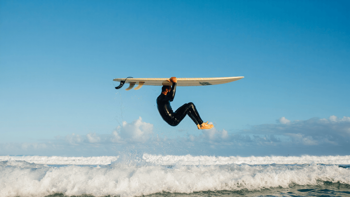 "Surf on, Europe" - im Wasser zu filmen hat ein analoges Feeling