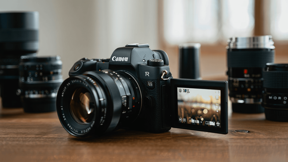 Billige Objektive für Canon R Kameras Vintage Bokeh Test
