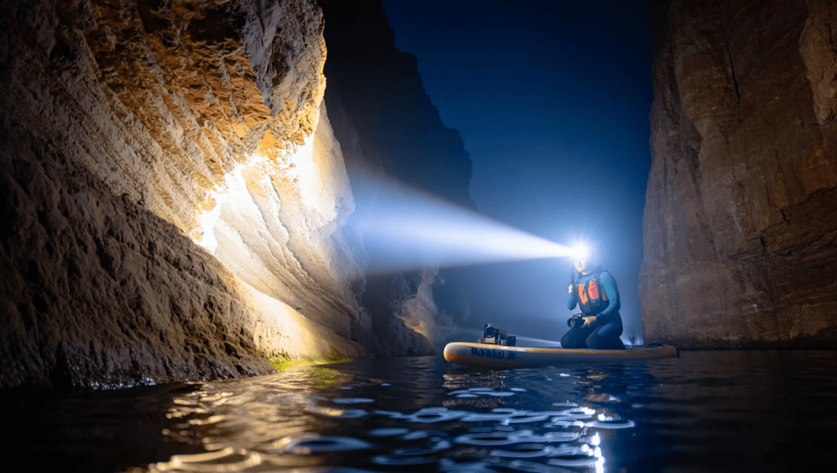 Magische Lichtstimmung im Canyon – mit den Rollei LUX-Lampen