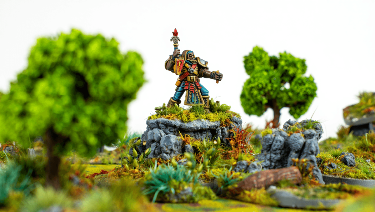 Warhammer Workshop: Spannende Miniaturszene mit Focus Stacking