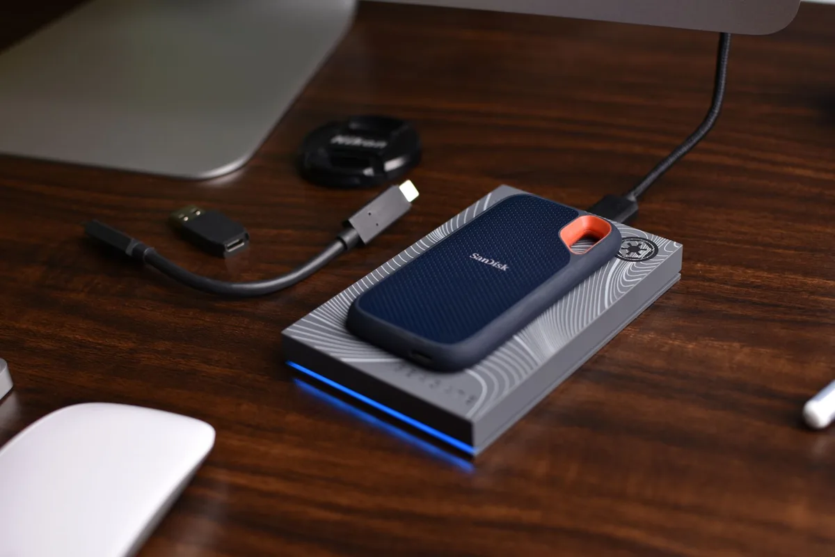 Externe SSD und USB-Stick f&uuml;r schnelle Fotodaten&uuml;bertragung vom Android-Smartphone