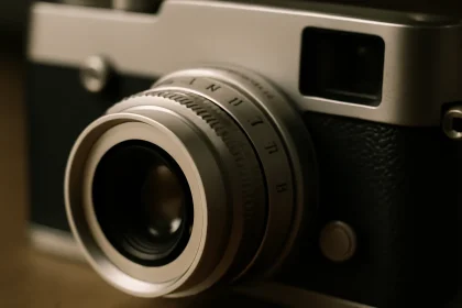 Brightin Star 28mm f/2.8: silberne Variante für Leica M mit flachem Pancake-Design
