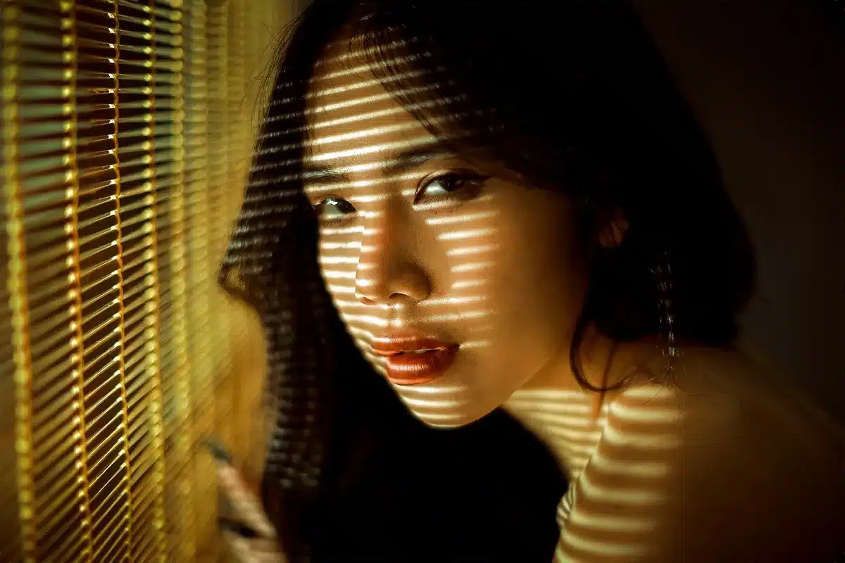 Portrait-Set mit Hauptlicht, Haarlicht und Seitenlicht mit LED-Matten